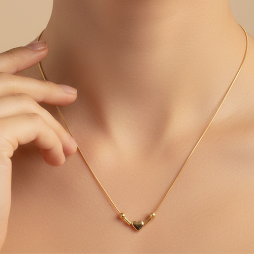 Couple Initial: Morse Code Necklace