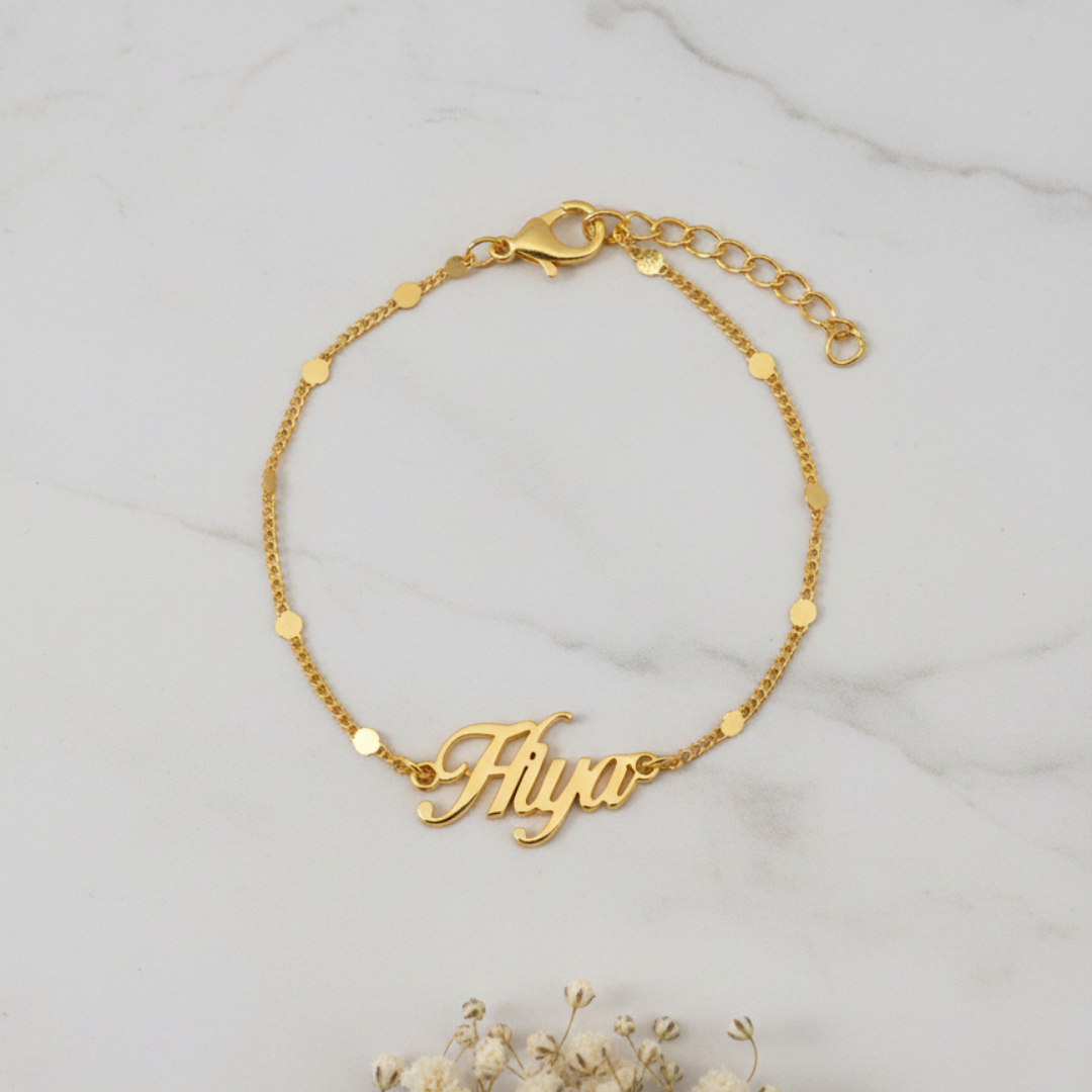 Custom Cursive Name Bracelet
