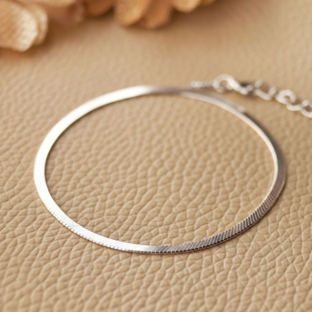 Snake Anklet Silver