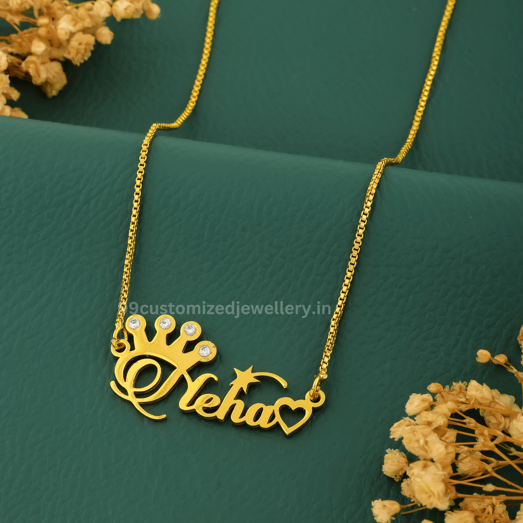 Diamond Name Necklace - Personalized Custom Jewelry for Her