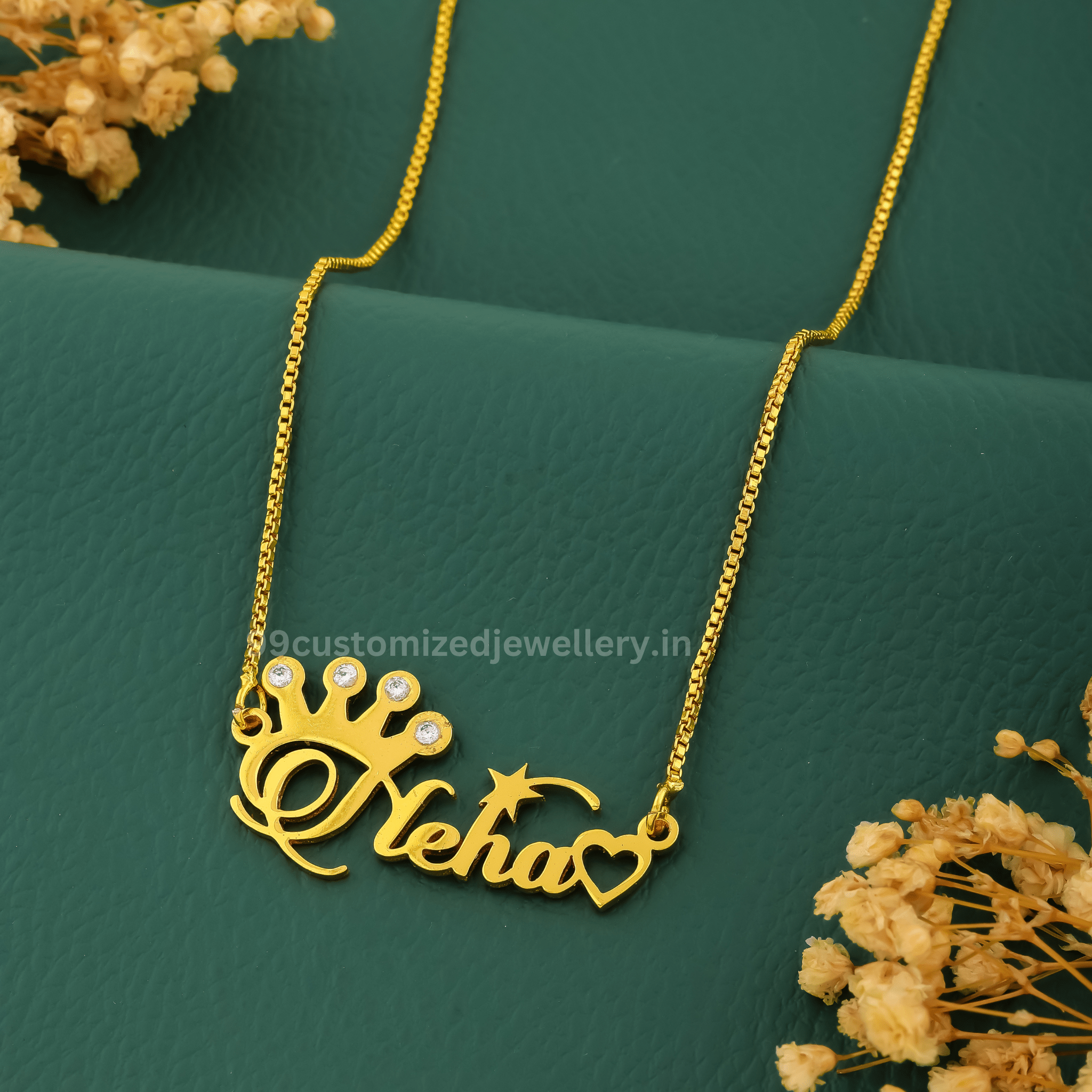 Diamond Name Necklace - Personalized Custom Jewelry for Her