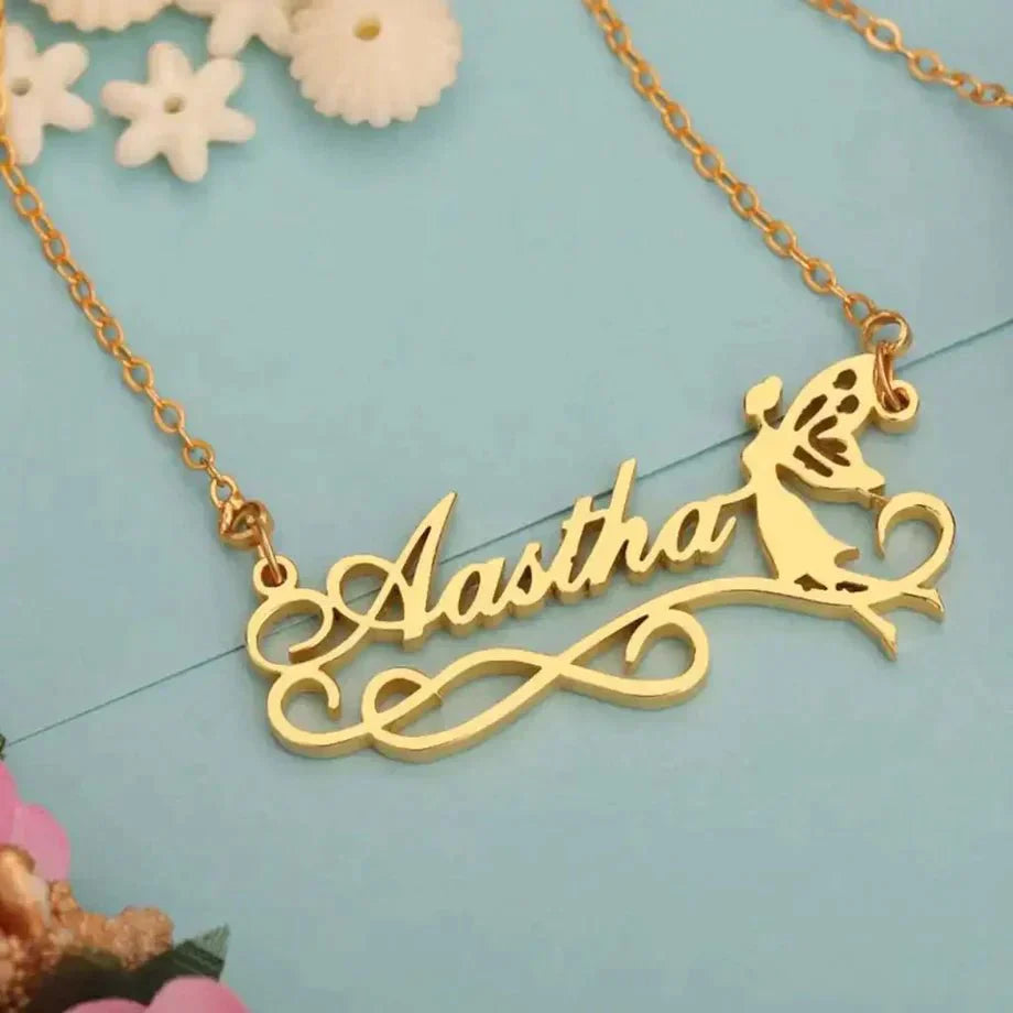 Fairy Angel Name Pendant